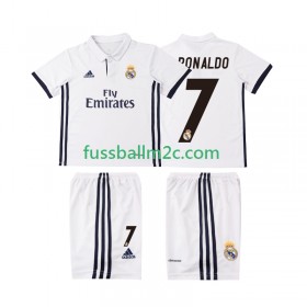 Fußballtrikots Real Madrid Cristiano Ronaldo 7 2016 2017 Retro Kinder Heim Trikotsatz